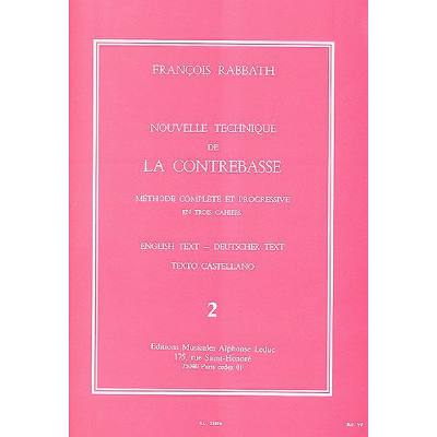 9790046258060 - Nouvelle technique de la contrebasse 2