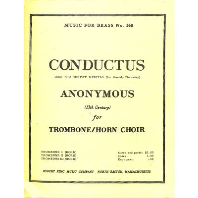 9790046284076 - Conductus quis tibi christe meritas 9790046284076 - Conductus quis tibi christe meritas