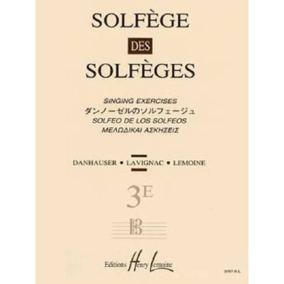 Solfege des solfeges 3e cle d'ut 4 sans accompagnement