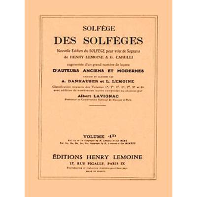 Solfege des solfeges 4d sans accompagnement