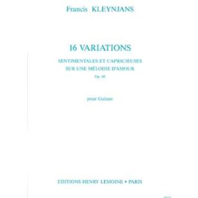 3327850250759 - 16 variations sentimentales et capriceuses op 66