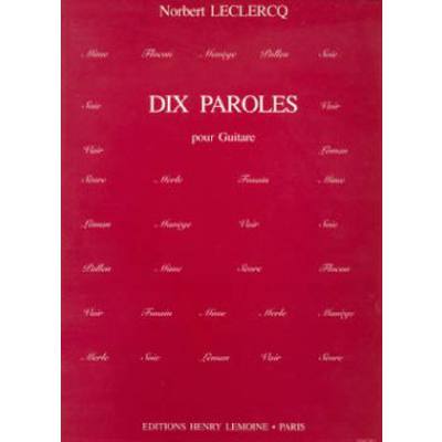 9790230953627 - 10 PAROLES 9790230953627 - 10 PAROLES