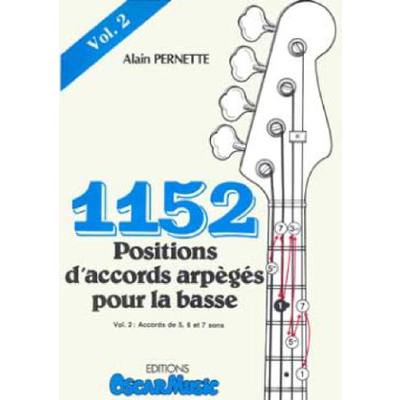 1152 POSITIONS D'ACCORDS ARPEGES POUR LA BASSE 2