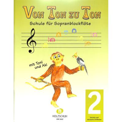 4031659036023 - Von Ton zu Ton 2 - Schule für Sopranblockflöte