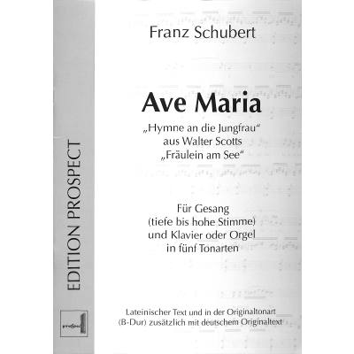 4025531571412 - Ave Maria in 5 Tonarten - op 52 6 D 839