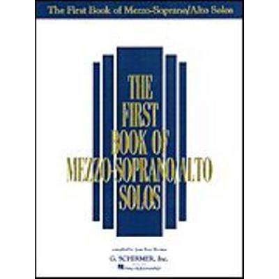 0073999811742 - First book of Mezzosoprano   Alto Solos 1