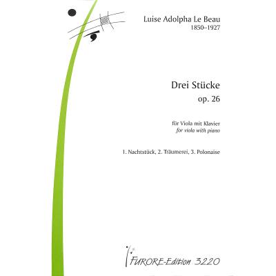 9790500128229 - 3 Stücke op 26 9790500128229 - 3 Stücke op 26