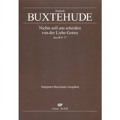 9790007053406 - Nichts soll uns scheiden von der Liebe Gottes BUXWV 77