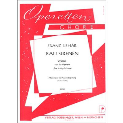 9790012093886 - Ballsirenen (aus die lustige Witwe) 9790012093886 - Ballsirenen (aus die lustige Witwe)