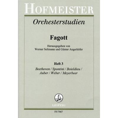 9790203470670 - Orchesterstudien 3