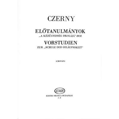 9790080000281 - Vorübungen zu Schule der Geläufigkeit op 23
