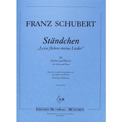 9790502900427 - Ständchen D 957 leise flehen meine Lieder 9790502900427 - Ständchen D 957 leise flehen meine Lieder