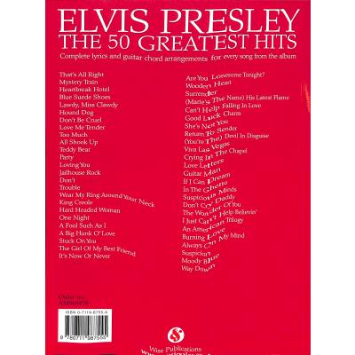 Gitarre Akkorde 50 Greatest Hits Elvis Presley