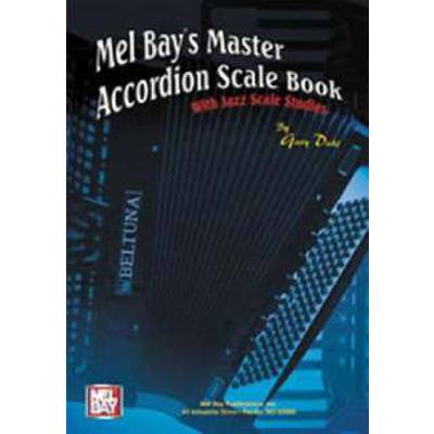Master accordion scale book with Jazz scale Studies