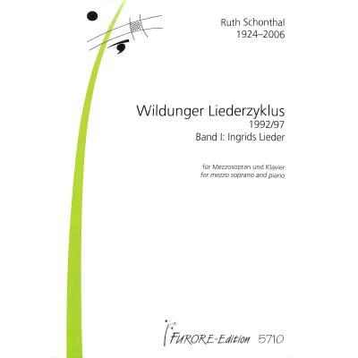 9790500125716 - Wildunger Liederzyklus 1 - Ingrids Lieder