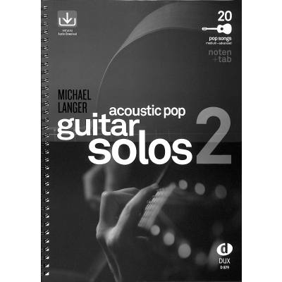 9783868491883 - Noten Acoustic Pop Guitar Solos 2 DUX 879 incl CD Langer Michael