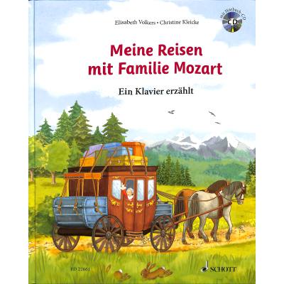 9783795710941 - Meine Reisen mit Familie Mozart m Audio-CD - Elisabeth Volkers Gebunden