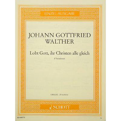 9790001122023 - Lobt Gott ihr Christen alle gleich - 8 Variationen 9790001122023 - Lobt Gott ihr Christen alle gleich - 8 Variationen