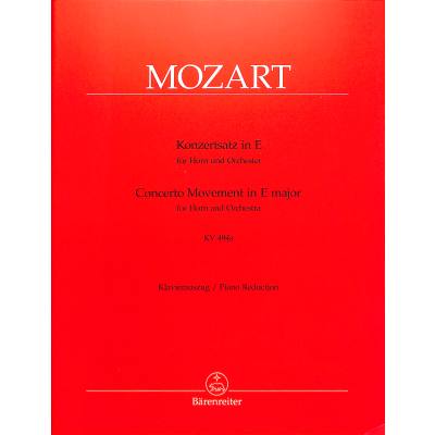 9790006504527 - Konzertsatz E-Dur KV 494a