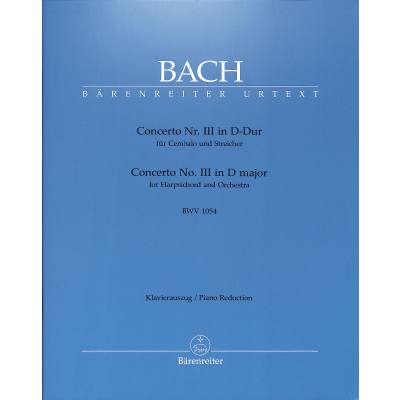 Konzert 3 D-Dur BWV 1054