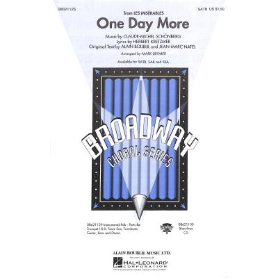 0073999211269 - One day more (aus Les miserables) 0073999211269 - One day more (aus Les miserables)