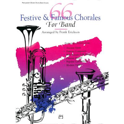 66 festive + famous chorales for band