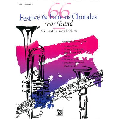 66 festive + famous chorales for band