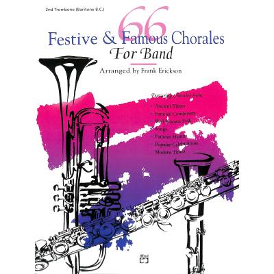 66 festive + famous chorales for band