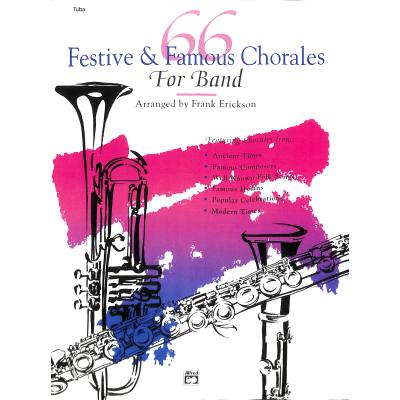 0038081008844 - 66 festive + famous chorales for band