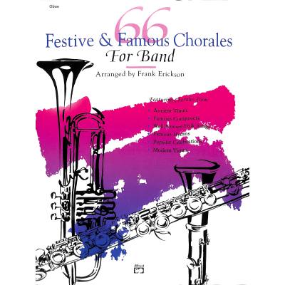 0038081008646 - 66 festive + famous chorales for band