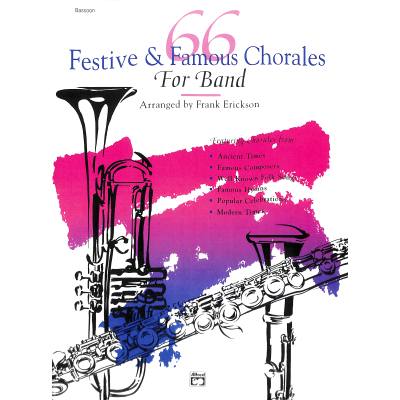 0038081008707 - 66 festive + famous chorales for band