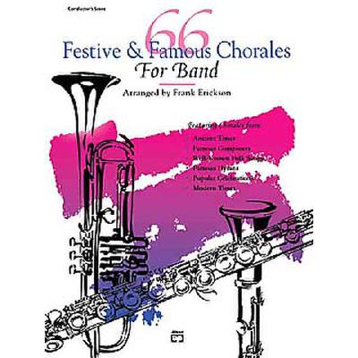 0038081008783 - 66 festive + famous chorales for band