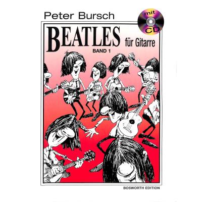 9783920127163 - Noten Beatles für Gitarre Band 1 incl CD Peter Bursch BoE 4493