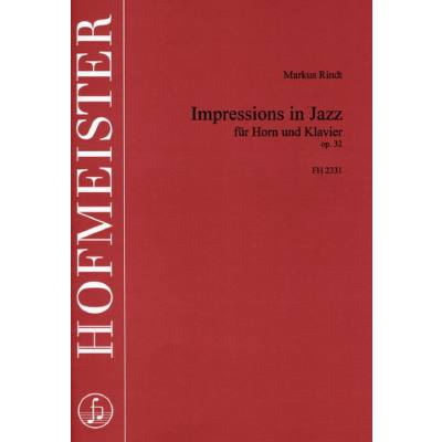 9790203423317 - IMPRESSIONS IN JAZZ OP 32 9790203423317 - IMPRESSIONS IN JAZZ OP 32