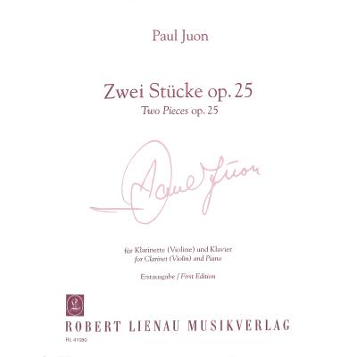9790011410806 - 2 Stücke op 25 9790011410806 - 2 Stücke op 25