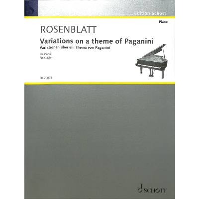 9790001171762 - Variationen über ein Thema von Paganini 9790001171762 - Variationen über ein Thema von Paganini