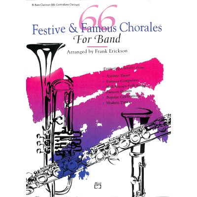 0038081008691 - 66 festive + famous chorales for band