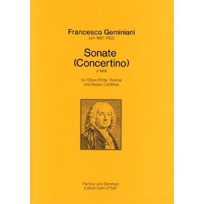 Sonate (Concertino) e-moll