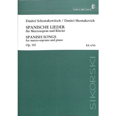 9790003067650 - Spanische Lieder op 100 9790003067650 - Spanische Lieder op 100