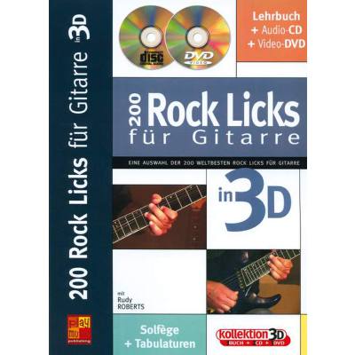 3555111302088 - 200 Rock licks für Gitarre in 3 D 3555111302088 - 200 Rock licks für Gitarre in 3 D