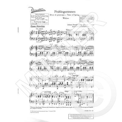 9790001028370 - Frühlingsstimmen Walzer op 410