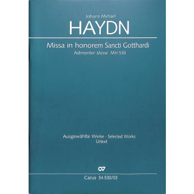 9790007094348 - Missa in honorem Sancti Gotthardi