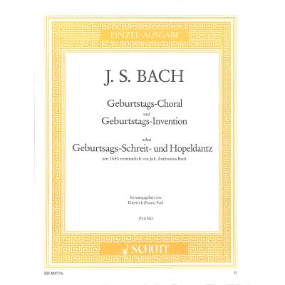 9790001129046 - Geburtstagschoral + Geburtstagsinvention +
