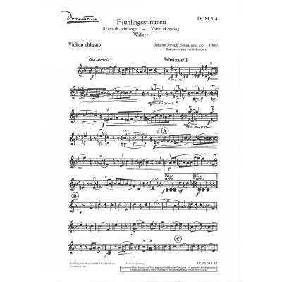 9790001028394 - Frühlingsstimmen Walzer op 410