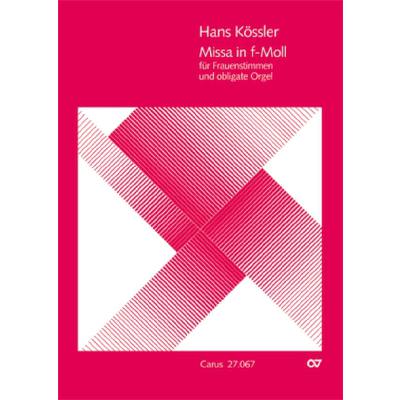 9790007095550 - Missa f-moll