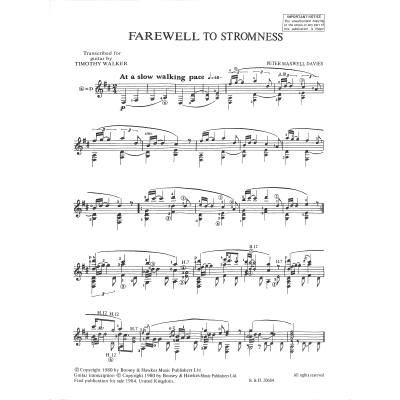 9790060065323 - Farewell to stromness 9790060065323 - Farewell to stromness