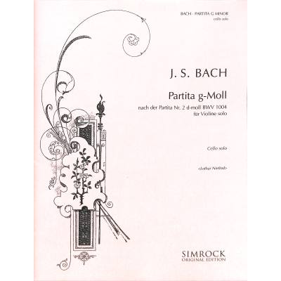 9790221101389 - Partita 2 (nach Violin Partita d-moll BWV 1004)