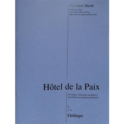 9790012197010 - Hotel de la paix (1968 2005) 9790012197010 - Hotel de la paix (1968 2005)