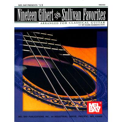 0796279096249 - 19 favorites arranged for classical guitar