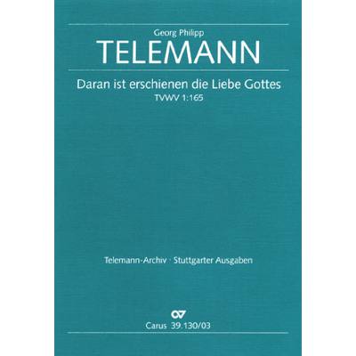 9790007103613 - Daran ist erschienen die Liebe Gottes TWV 1 165